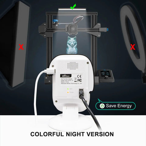 Zero Hassle 3D Printer Wifi Camera With Remote App Control And Auto Timelapse Capture Includes 32GB Memory SD Card For Creality Ender 3 Remote Monitoring Setup That Goes Down Smooth Daily