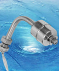 Stainless Steel Liquid Level Sensor 75mm For Pools And Tanks against a water background