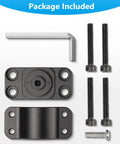 Package contents of Heavy Duty Aluminum Mount For Lowrance Eagle Eye Nine Sensor, including bolts and hex key.