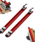 Top Notch Adjustable Circular Saw Guide Rail For Precision Cutting And Milling With Aluminum Alloy Base And Clamp Positioning