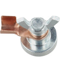 Super Magnetic Welding Ground Clamp Makes Fast Setup Easy As Pie For Iron Work, 33mm diameter metal clamp with strong grip.