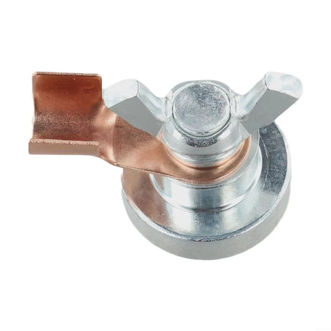 Super Magnetic Welding Ground Clamp Makes Fast Setup Easy As Pie For Iron Work, 33mm diameter metal clamp with strong grip.