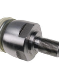 Heavy Duty Kickass Steering Arm Tie Rod Ball Joint Straight Swap Replacement For Case Ih 4wd Loader Backhoe Real Deal Fixed Farm Steering 144457A1 112509A1 close-up view of the ball joint with threaded end