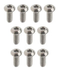 Rock Solid Gr1 Titanium M3 Socket Head Cap Screw Assortment With Ten Heavy Duty Fasteners In Six To Fifteen Millimeter Sizes for precise machine repairs.