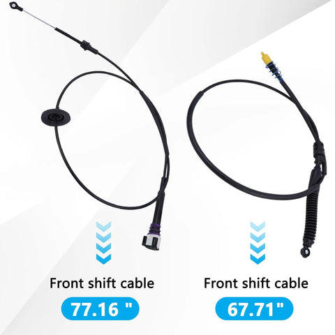 Chevrolet Silverado GMC Sierra Automatic Transmission Gear Shifter Cable Replacement For 99 07 1500 2500 3500 Classic Direct Fit