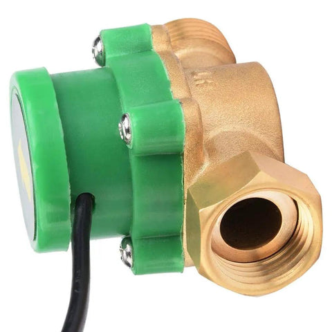 G1/2 To G1/2 Thread Flow Switch Sensor With Electronic Pressure Auto Control 220V for hot and cold water up to 70C, side view