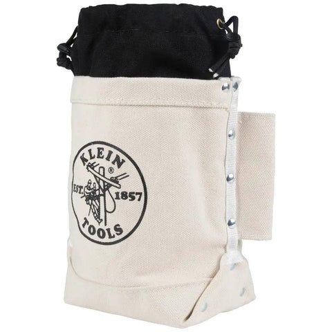 Top Closing Bolt Bag With 3 Inch Drawstring, Load Rated Tool Bag For 5 X 10 X 9 Inches, Built Tough No 4 Canvas, Bull Pin Loops