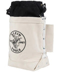 Extra Tall Top Closing Tool Bag With 3-Inch Drawstring, Heavy Duty No 4 Canvas, 5 X 12 X 9 Inches, Durable Tool Tote For Pros, Keeps Tools And Fasteners Secure On The Job Site