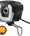 Ultra Bright Waterproof LED Headlight For Electric Bikes, 3 Pin Female Connector, 36V 48V Front Fork Mount, ABS material