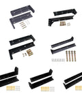 Beefy L Shaped Wall Mounted Shelf Brackets Thickened Invisible Design Sturdy Heavy Shelving Supports For Kitchen Bathroom Office And Living Space Level Easy Install including screws and bolts