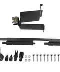 Heavy Duty Left Side Truck Toolbox For Chevy Silverado 1500 And Gmc Sierra 1500 black hardcase mounting hardware and accessories.