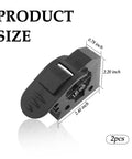 Adjustable Roof Rack Shovel Holder Kit dimensions, showing 2.20 x 2.40 x 0.78 inches