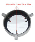 Deluxe 75mm Telescope Filter Cap for 70 to 92mm Tubes, Adjustable Pro Grade Metal Light Blocker with screws for adjustment