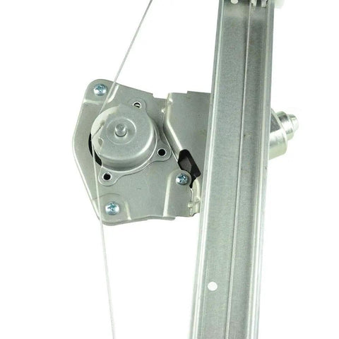Close-up of Beefed Up Rear Left Driver Side Window Regulator with Motor for 2007-2013 Chevy Silverado GMC Sierra 1500 2500 HD