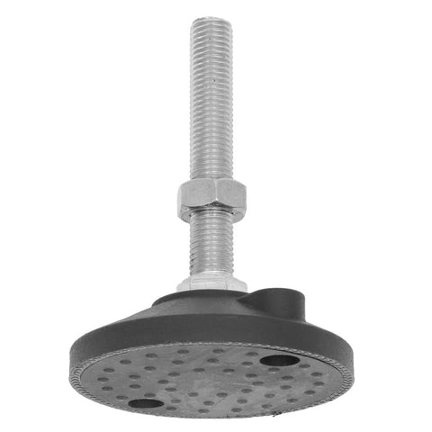 Adjustable Round Nylon Leveling Feet For Heavy Duty Furniture And Machinery Anti Slip Glide Mount 200kg Load Capacity 100mm Adjustable Height