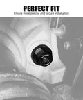 Beefed Up Black Front Differential Screw Kit With FKM O Ring And Neodymium Magnet for Polaris General UTV installation