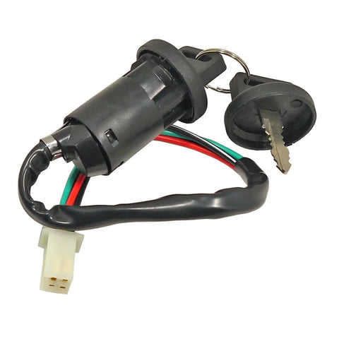 Motorcycle Ignition Switch Locks Kit for 50Cc 70Cc 90Cc 110Cc 150Cc 250Cc Dirt Bike and ATV with Key and Wiring