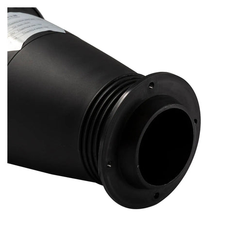 Close-up of Top Shelf Industrial Dust Separator For Vacuum Cleaners DIYers Turbocharged Woodworking Dust Collector with Elbow