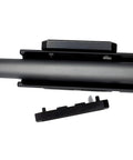 External Forend Weight Kit for M-LOK Rails, 12 oz nitride coated carbon steel, close-up of attachment process