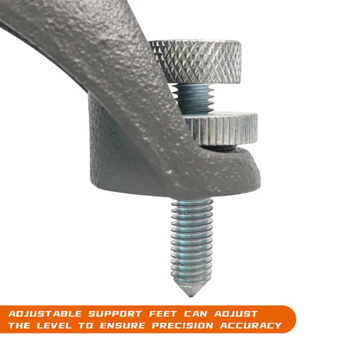 Close-up of adjustable screw on Adjustable Front Shooting Rest for Rifle and Outdoor Hunting, Rock Solid Gun Rest with support feet