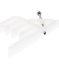 Nail On Cable Hangers For Wood Studs White Plastic Clips 50 Pack Non Metallic Electrician showing heavy duty clip with metal fastener.