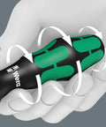 Hex Driver 2.5mm Kraftform Plus Hex Plus Screwdriver with ergonomic handle showing grip technique