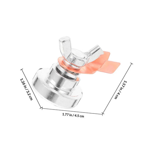 Heavy Duty Magnetic Welding Ground Clamp For Fast Attachment On Metal Rods Posts Railings And Tables, silver iron material, 1.77 in.