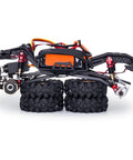 RC crawler chassis featuring Heavy Duty Stainless Steel Bearing Kit For RC Crawlers 20 Piece Set With Rubber Seals For Drivetrain Upgrades And Repairs Fits 1 To 30 Scale Micro Crawlers Like SCX30 Improves Axle And Gearbox Rotation Durable Crawler DIY Parts