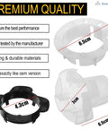 285811 Medium Cam Agitator Repair Kit Fits Whirlpool And Kenmore Washers showing black and white parts with measurements