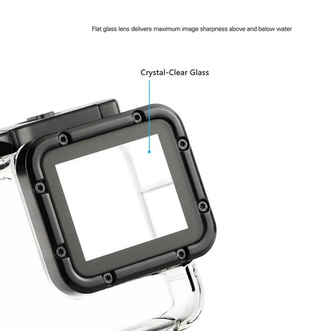 Waterproof Dive Housing Case For Hero 5 6 7 Black Action Camera Up To 45 Meters Transparent Clear Built To Take On Waves