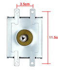 1000W Industrial Water-Cooling Magnetron 2M244-M1 Replacement For Microwave Drying Machine Equipment front view with detailed dimensions