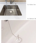 Heavy Hitter 2 Pack Rubber Tub Stopper With Smooth Pull Chain Fits 1 To 1 3 8 Inch Drains in kitchen sink and bathtub.