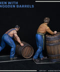 1 To 35 Scale Military Figures Kit Men With Wooden Barrels Dope Diorama Set For Collectors 14 Plus Not A Toy Realistic Detailing