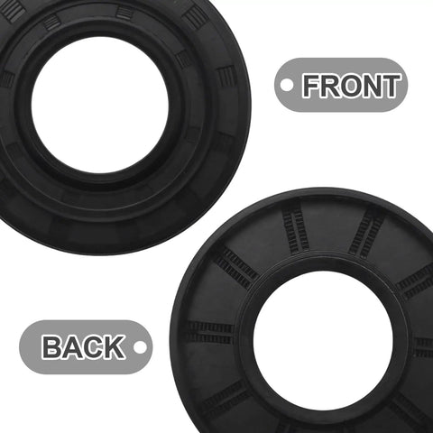 Heavy Duty Washer Tub Bearing And Seal Kit For Front Load Washers showing front and back rubber gaskets for LG and Kenmore models.