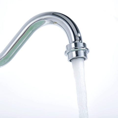 Vintage Tub Faucet Wall Mount 3 Hole 8 Inch Center Chrome Finish Solid Brass Construction Drip Free One Quarter Turn Ceramic Disc Cartridge 9.6 Inch Spout Reach Retro Bath Upgrade