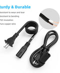 29V 2A Power Recliner Adapter Replacement For Electric Sofa Couch Lift Chair Power Supply AC/DC Adapter showing durable black power cord.