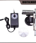 Adjustable Speed Mini Telescopic Linear Actuator with 3V to 24V power, control knob, 60mm aluminum suction cup for DIY projects