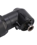 Close-up of Heavy Duty Right Angle Air Grinder Pulling Nine Thousand Rpm For Fast Glass Grinding And Ceramic Prepping with collet.