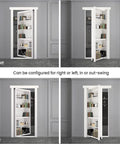 Hidden Door Hinge System for Dead Simple DIY Secret Doors and Bookcase Installations, Heavy Duty Swing Hinge, Flush Mount Pin Hinge.