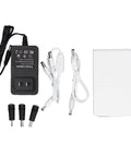 Power adapter and cables for Bad Boy Mini UPS Battery Backup With 8000mAh Delivers Heavy Duty 25W Uninterruptible Power Supply.