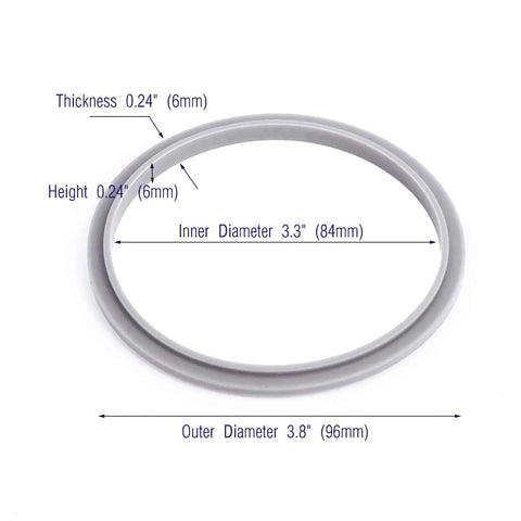 Silicone gasket from Fourteen Piece Blender Replacement Parts Kit For 600W And 900W High Speed Blenders NB 101B 101S 201