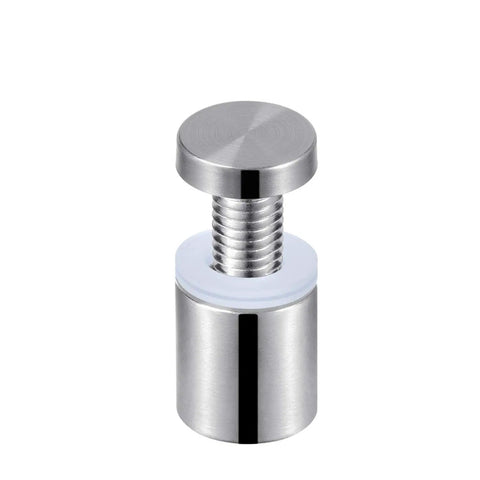 Heavy Duty 48 Pack Sign Standoff Screw System With Drywall Anchors And Rubber Isolation Pads 3 4 By 1 Inch Corrosion Resistant Stainless Steel