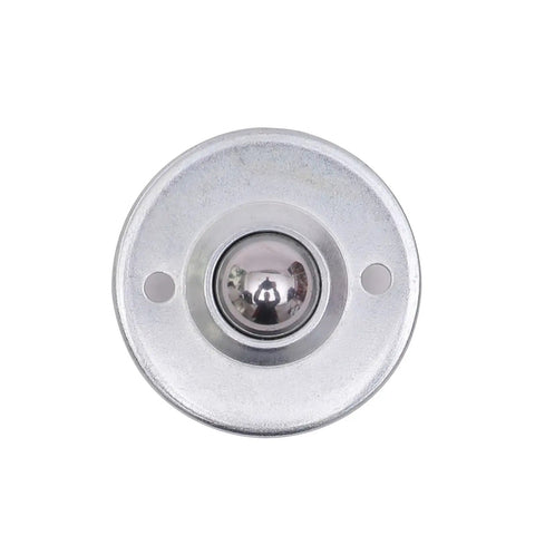 Front view of 5/8 Inch Roller Ball Transfer Bearings Set Of Six, High-Precision Ball Transfer Units With 0.17 Inch Mount Holes And 1.2 Inch Hole Distance