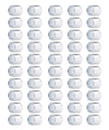 50 Piece Aluminum Skate Spacers Kit For Inline Skates Scooters Quad Rollers And Roller Derby 10mm Wheel Bearing Spacers