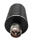 Pro Grade 50 Watt 50 Ohm UHF PL259 Dummy Load, low VSWR, high power termination for RF transmitters and ham radio testing, black