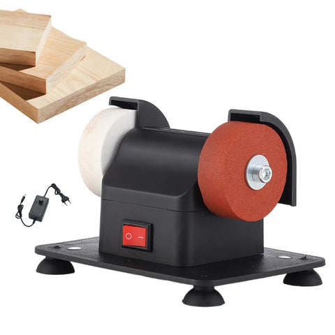 Real Deal Bench Grinder And Table Polisher Station Engineered For Swift Burr Removal Precision Blade Sharpening and sleek metal polishing in your home shop.