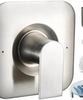 Genta LX Posi-Temp Valve Trim Kit Upgrade In Brushed Nickel For 2510 2520 2570 2590 Valves, all-metal lever, red/blue indicators.
