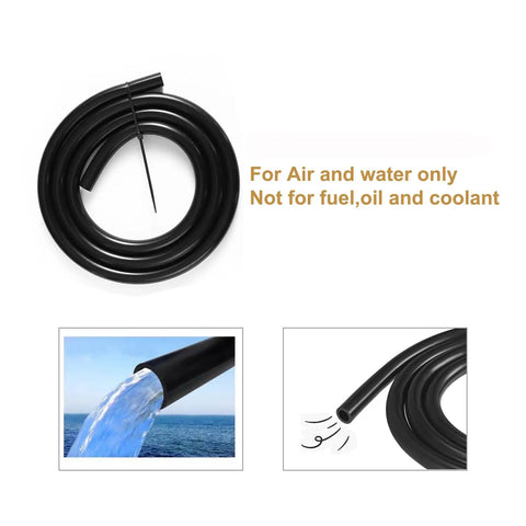 Get This Upgraded 5/16 Inch Black Silicone Vacuum Hose Kit With Tube Cutter For Engine And Car Use Plus Air Water Lines At 9 Meters Long And Durable Build To Stop Collapsing And Kinking, coiled hose
