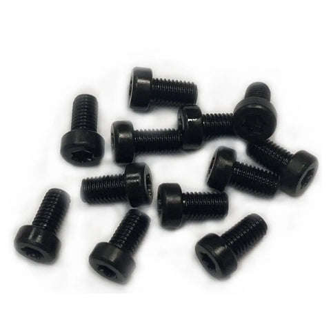 12 Pack 6-48 X 1/4 Inch T10 Torx Rifle Scope Base Screws 12.9 Grade Hardened Alloy Steel Matte Black oxide finish