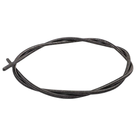 Easy Fit No-Fuss Flexible Driver Shaft Inner Cable Replacement for Brushcutters, 1.23m, featuring 5mm square shaft, coiled.
